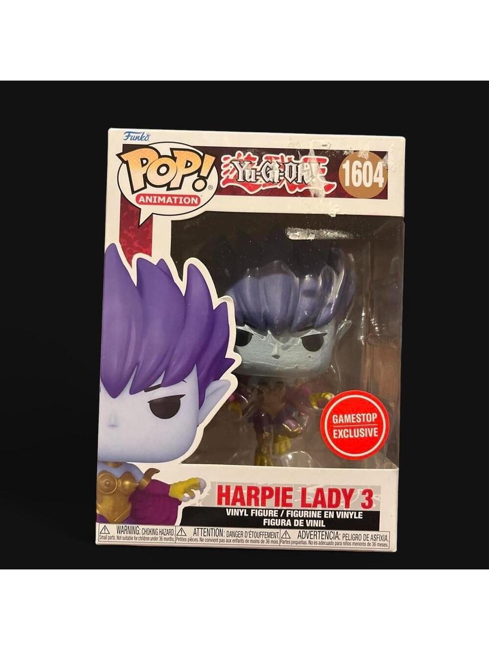 Funko Pop Yu-Gi-Oh! Harpie Lady 3 #1604 GameStop Exclusive - Read Condition